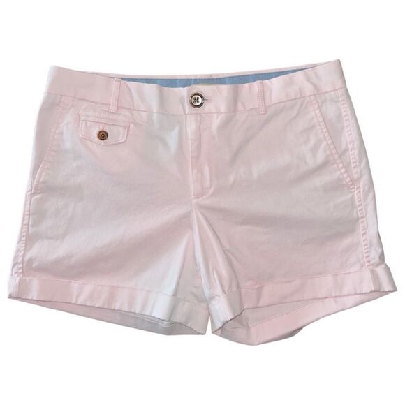 Banana Republic City Chino Pink Shorts Size 8 - Picture 1 of 15